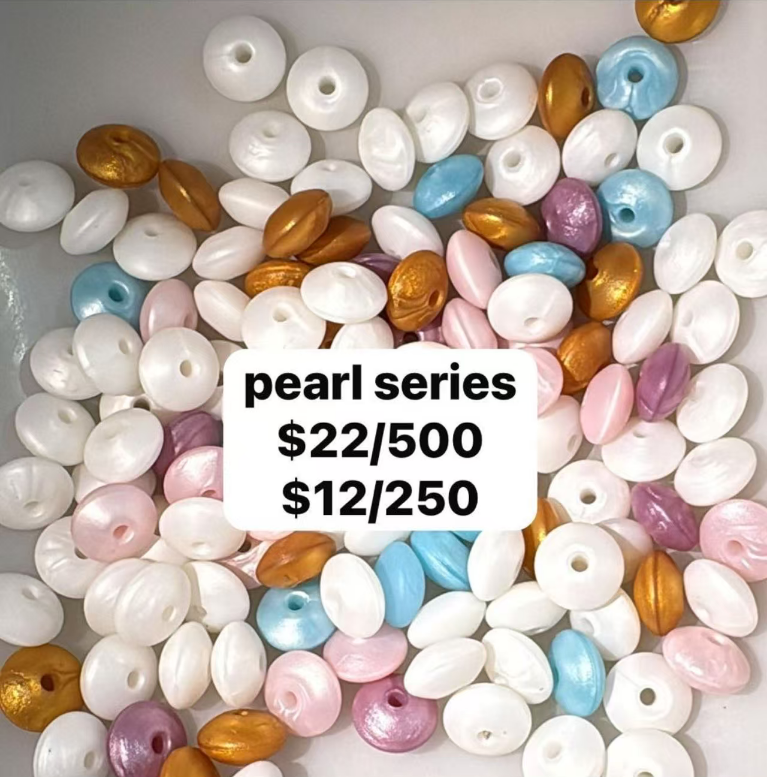 12mm Silicone  pearl series spacer